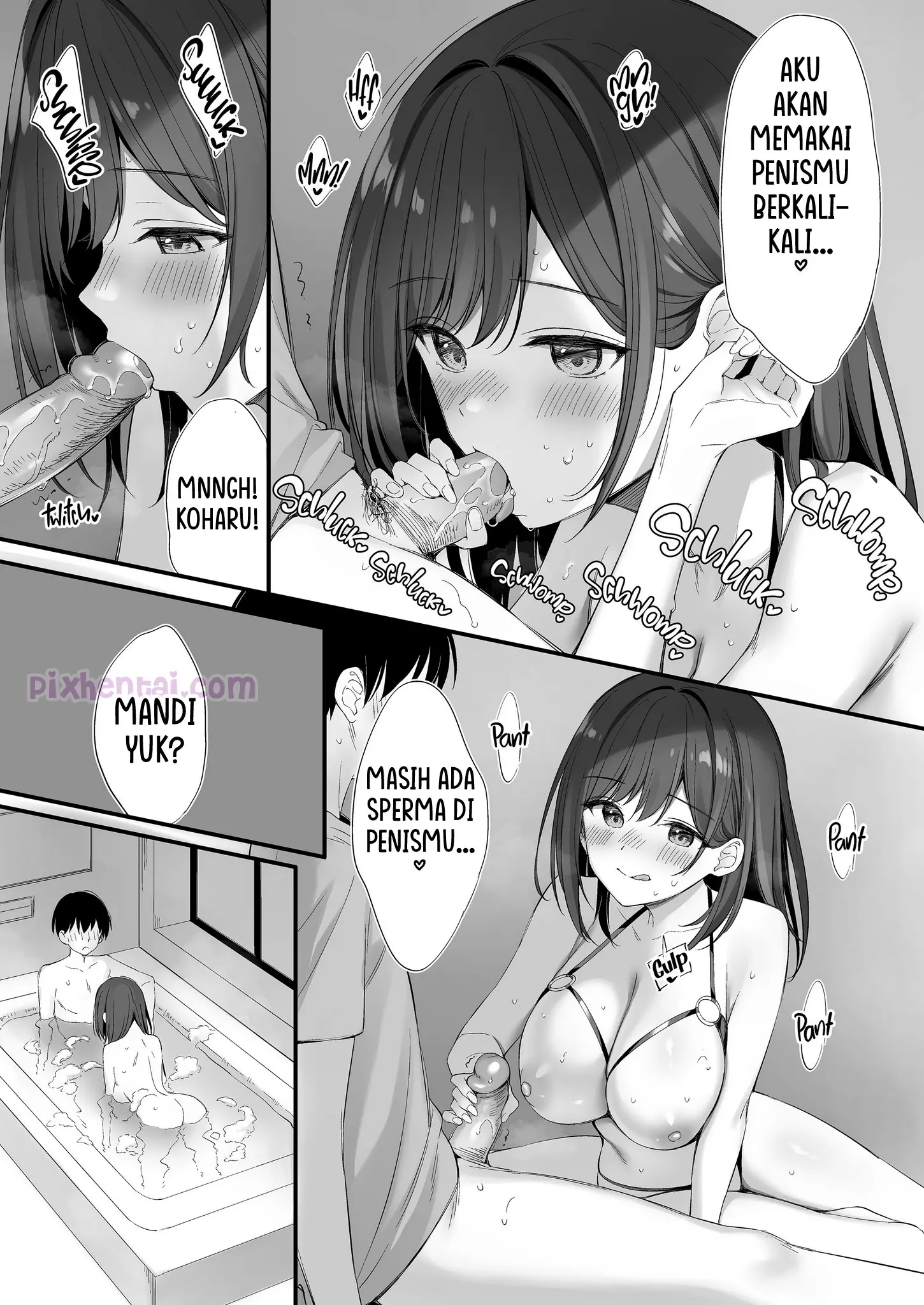 Komik hentai xxx manga sex bokep Class no Seiso na Iinchou to Yaritomo ni Natta Hanashi 49